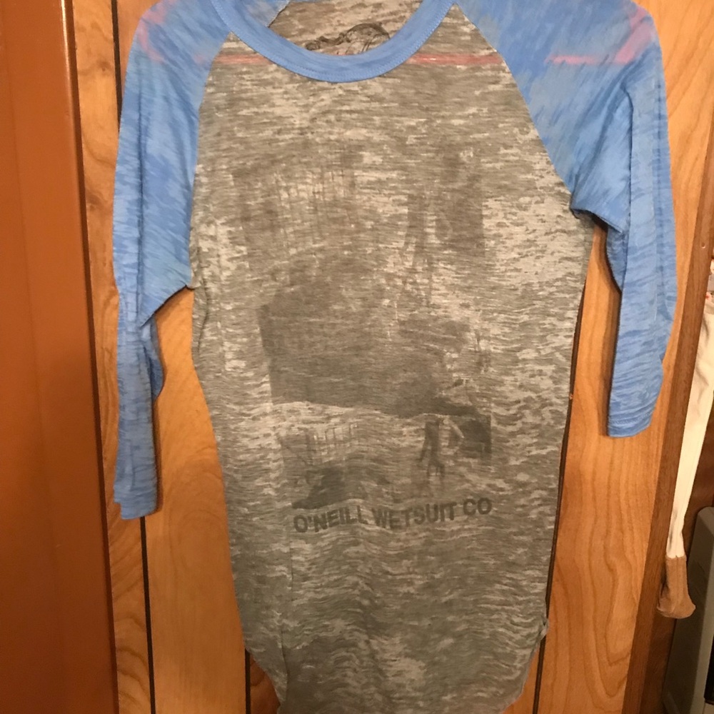 Blue and gray burnout